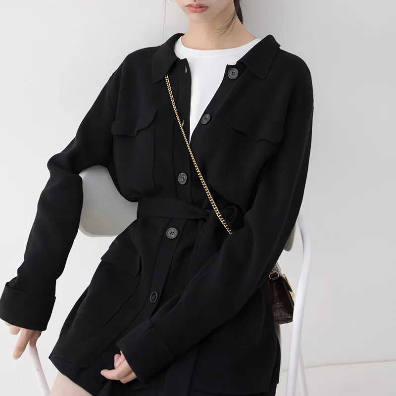 SOON FLOWER Knitwear Women's Black-3