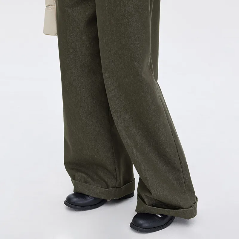 SOON FLOWER Jeans Women's Grasswood Brown-2