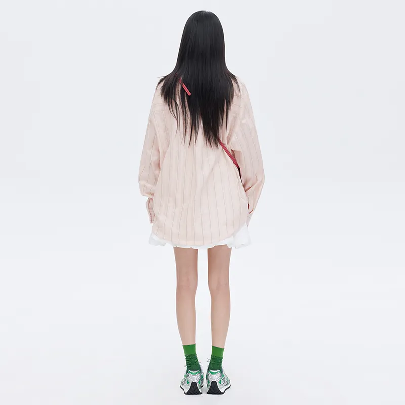 SOON FLOWER Shirts Women's Pink-6