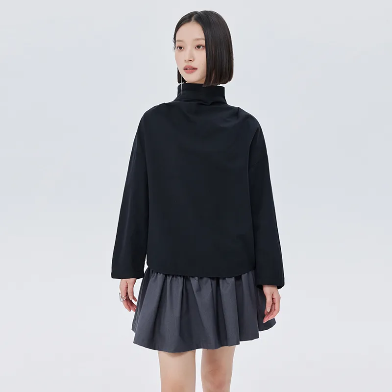 SOON FLOWER Shirt Women's Black-5