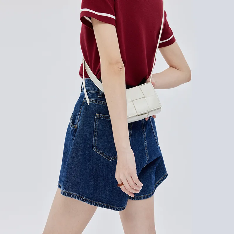 SOON FLOWER Denim Shorts Summer Women's-6