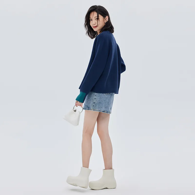 SOON FLOWER Knitwear Women's Royal Blue-6