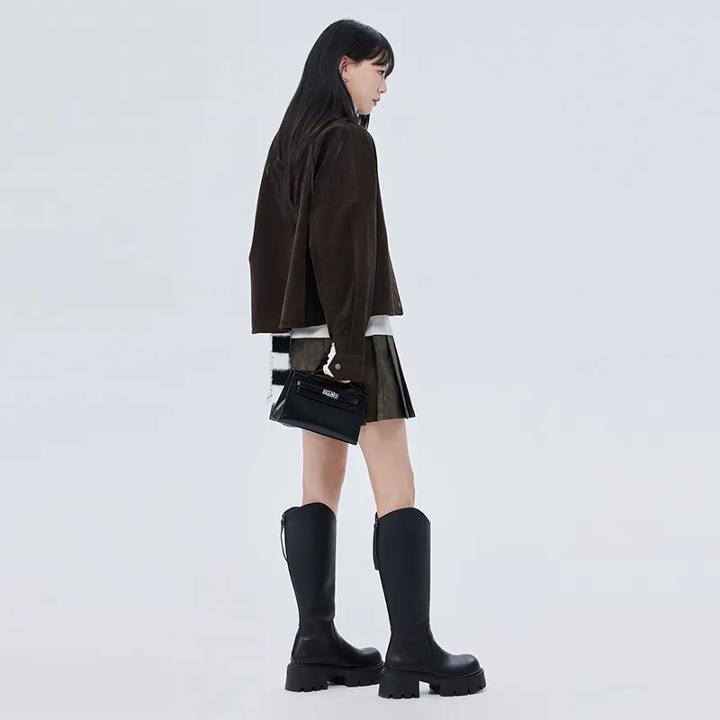 SOON FLOWER Jacket Women's Coffee-6