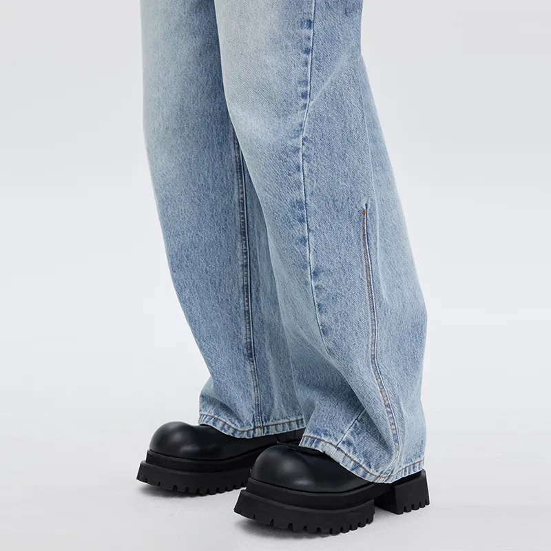 SOON FLOWER Jeans Women's Light Blue-4