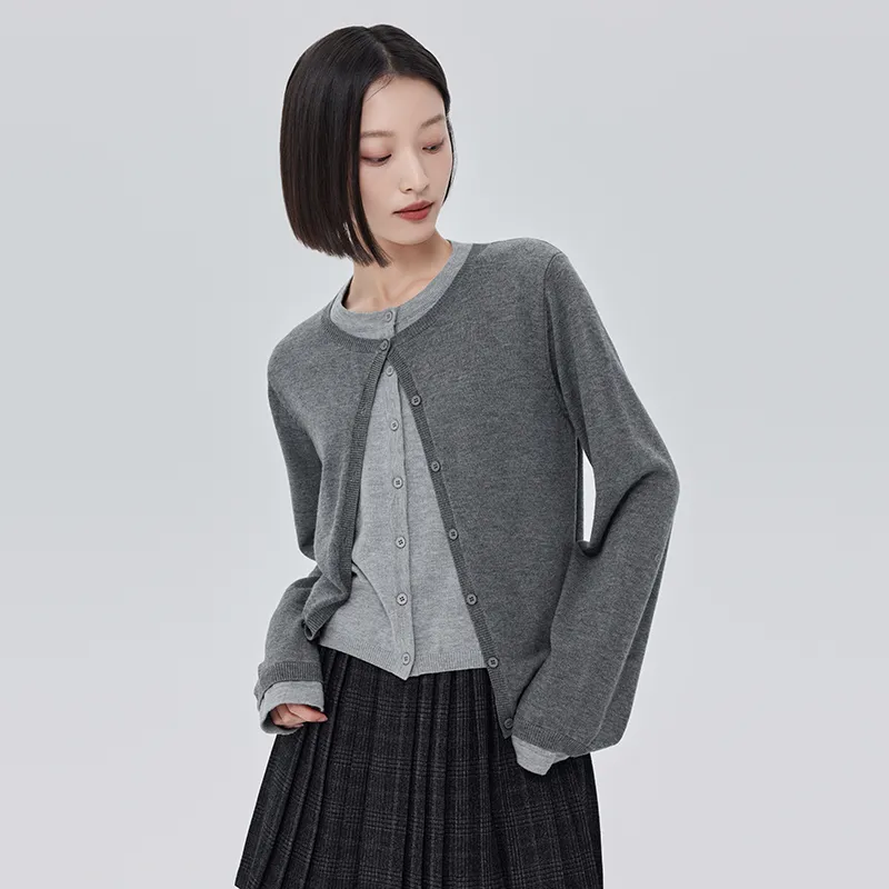 SOON FLOWER Knitwear Women's Gray-5