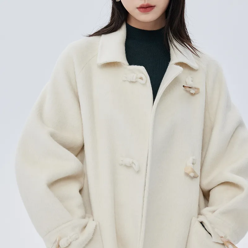 SOON FLOWER Coats Women's Ecru-2