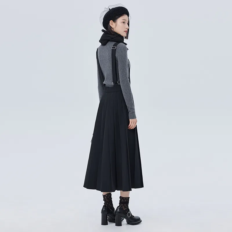 SOON FLOWER Sleeveless Dress Women's Black-6