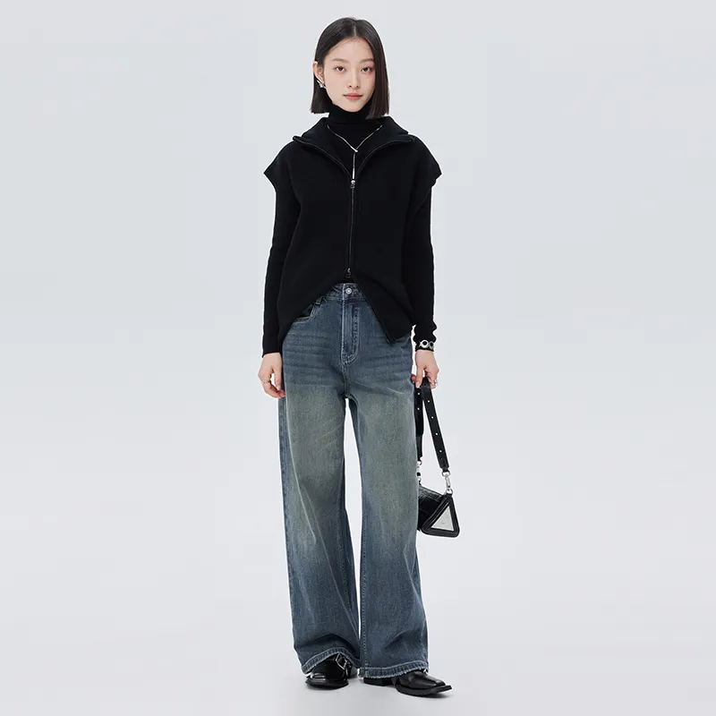 SOON FLOWER Jeans Women's Nano Blue-3