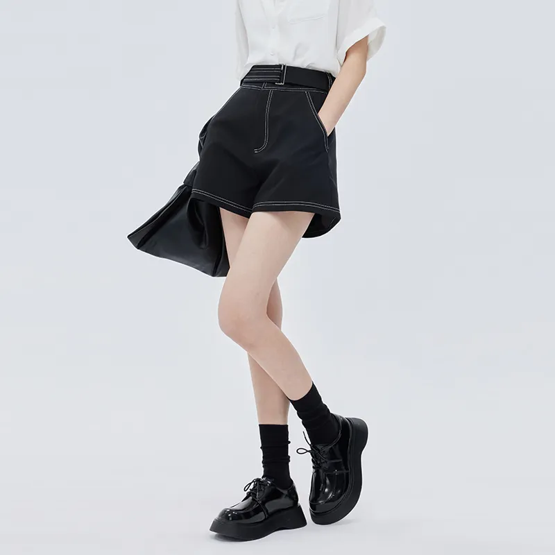 SOON FLOWER Casual Shorts Women's-3