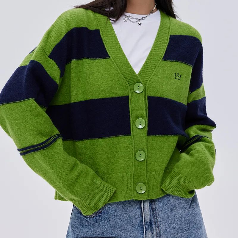 SOON FLOWER Knitwear Women's Green-2