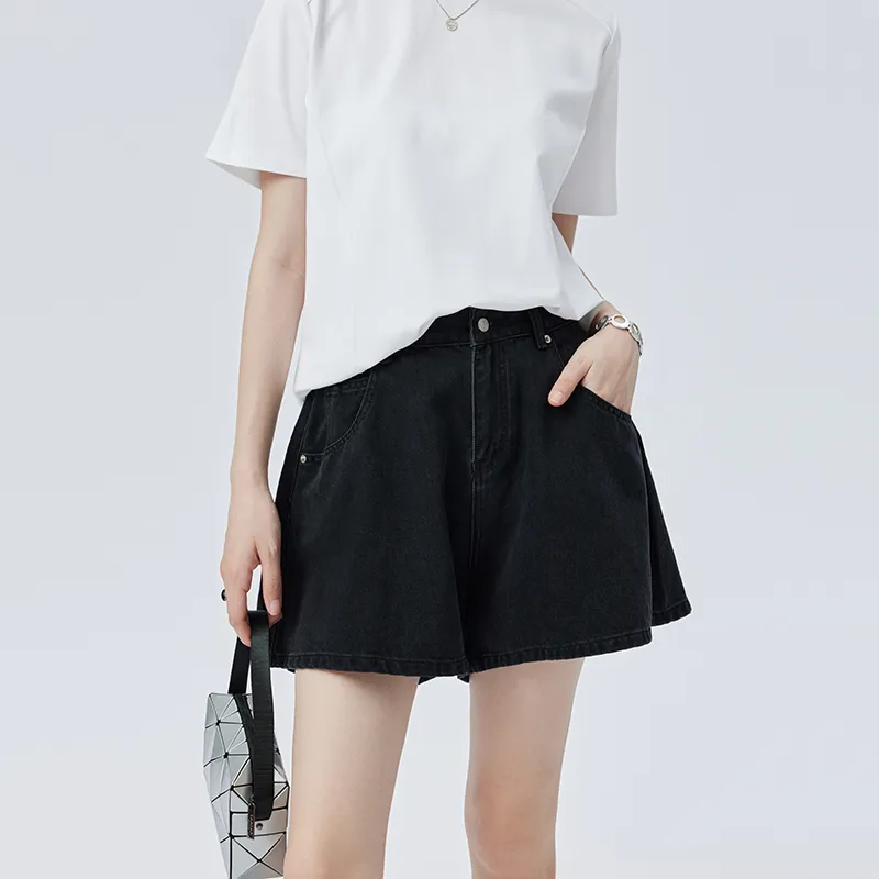 SOON FLOWER Denim Shorts Women's-2