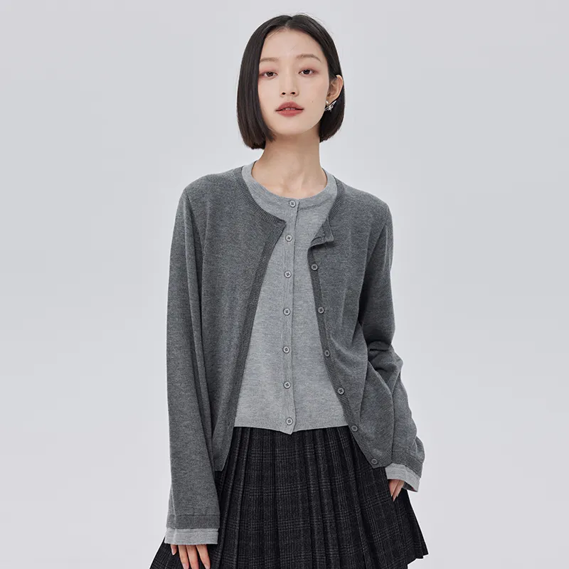 SOON FLOWER Knitwear Women's Gray-2