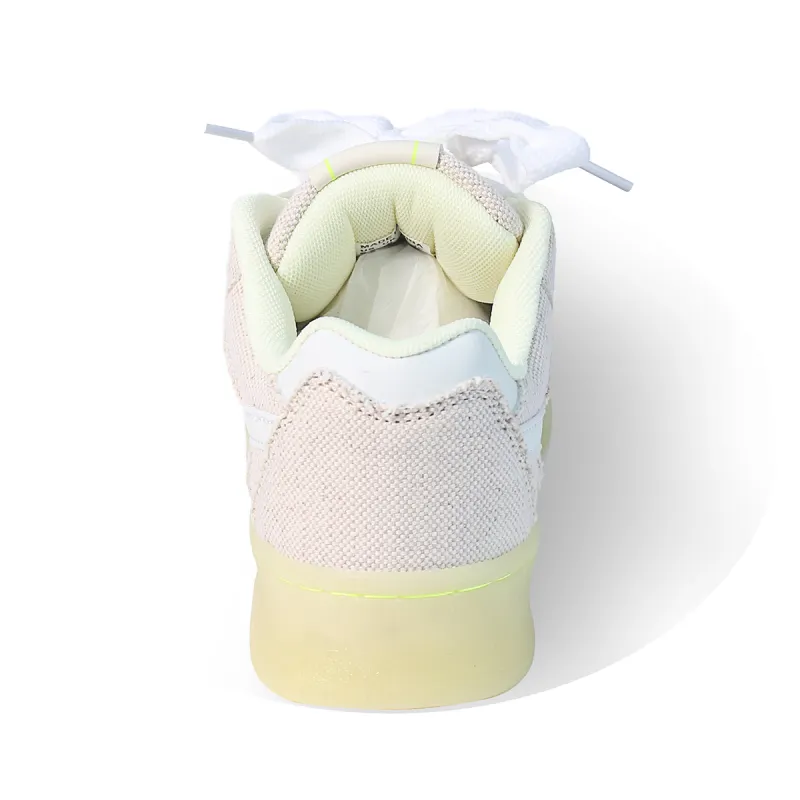 BPLB Slip Resistant Low Top Skateboard Shoes Unisex Glow in The Dark Rice-3