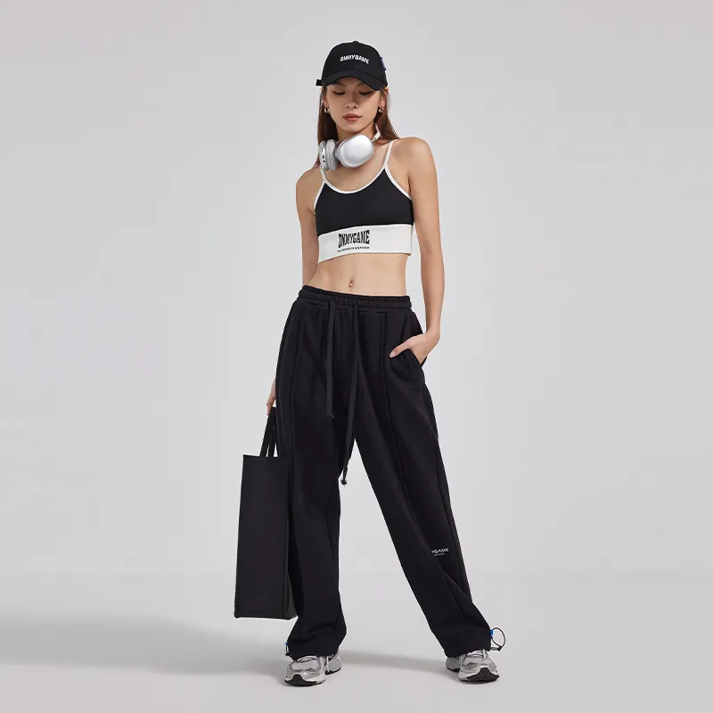 OMG! Sport Vests Women's Black & White-4