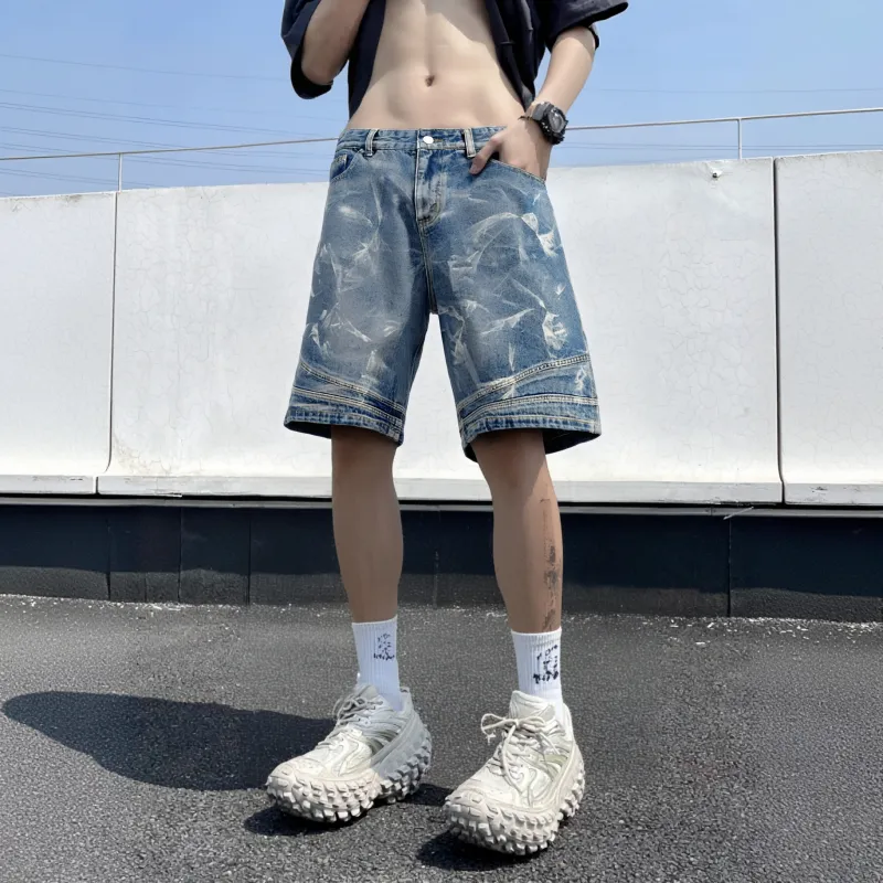 BEAR UNION Denim Shorts Unisex-4