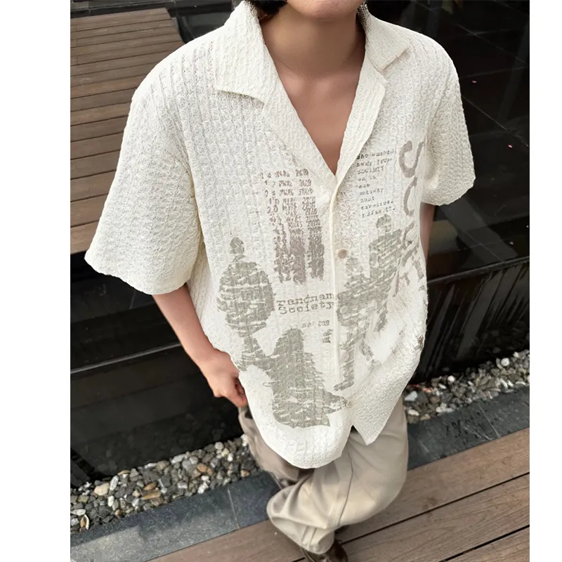BEAR UNION Shirt Unisex Apricot-4