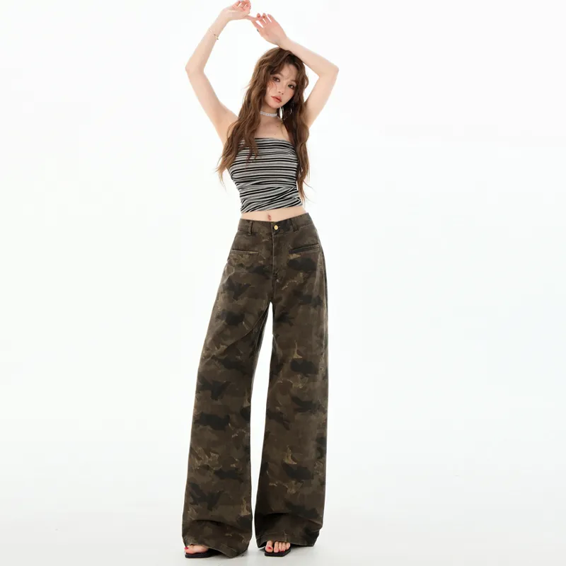 BEAR UNION Jeans Women's Camouflage-2
