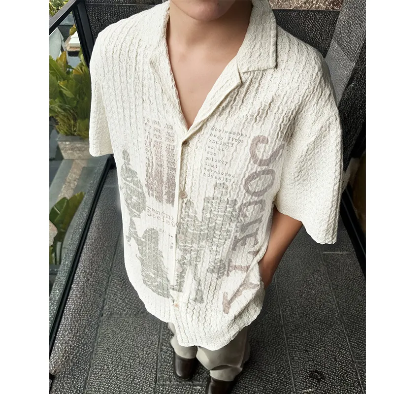 BEAR UNION Shirt Unisex Apricot-3