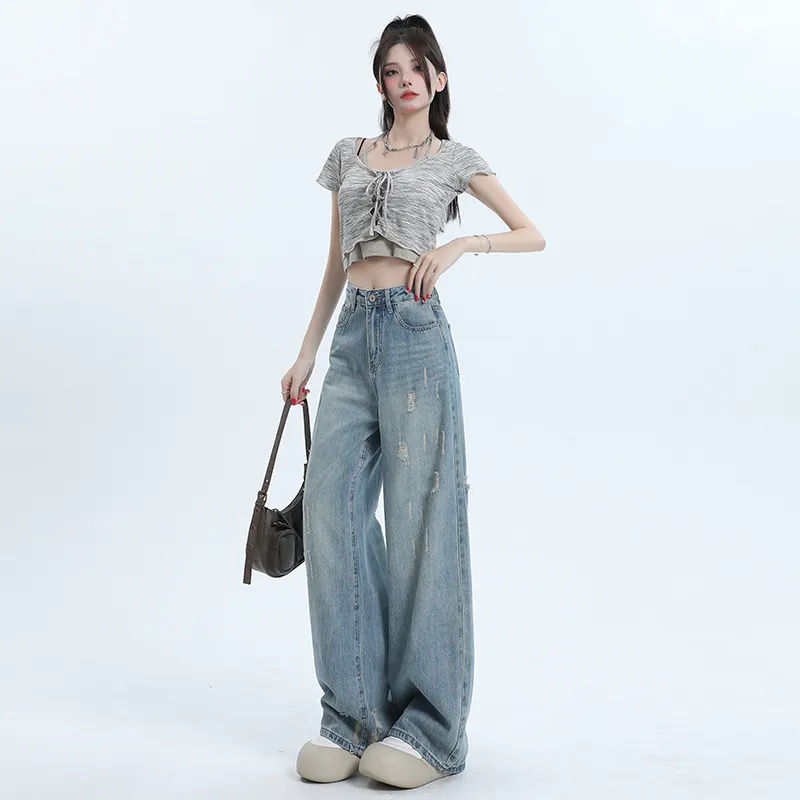 BEAR UNION Jeans Women's Light Blue-2