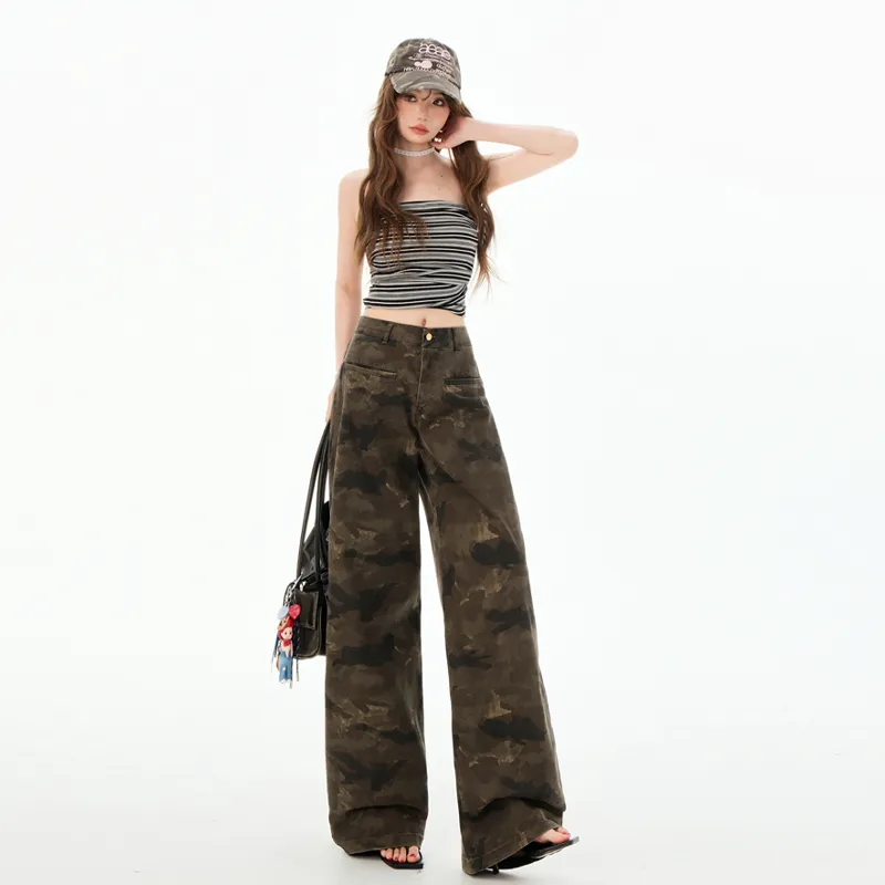 BEAR UNION Jeans Women's Camouflage-1