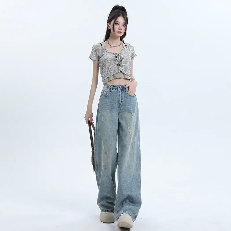 BEAR UNION Jeans Women's Light Blue-1