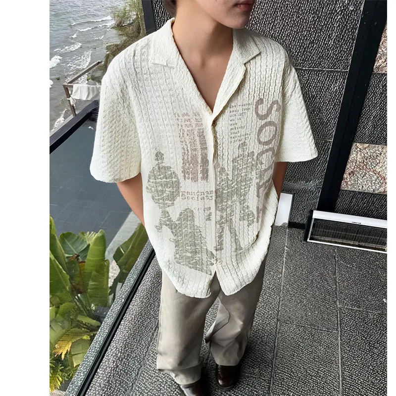 BEAR UNION Shirt Unisex Apricot-5