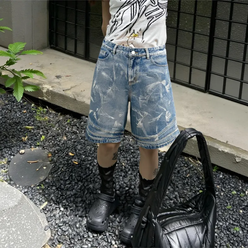 BEAR UNION Denim Shorts Unisex-6