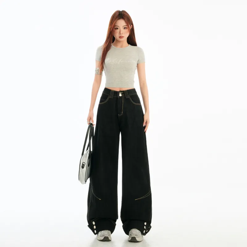 BEAR UNION Jeans Women's Black-3