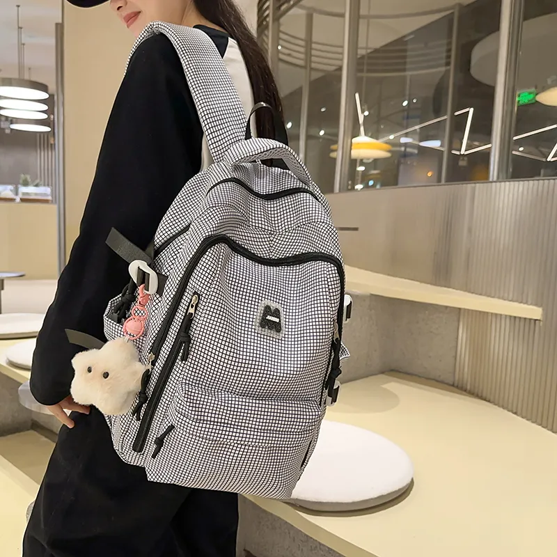 GOBLIN SHARKS 1759 Nylon Backpack Regular Unisex Black/Blue/Purple/Pink-2
