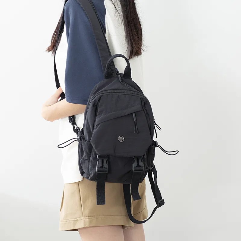 GOBLIN SHARKS 1759 Nylon Backpack Regular Unisex Gray/Black/Khaki/Green-5