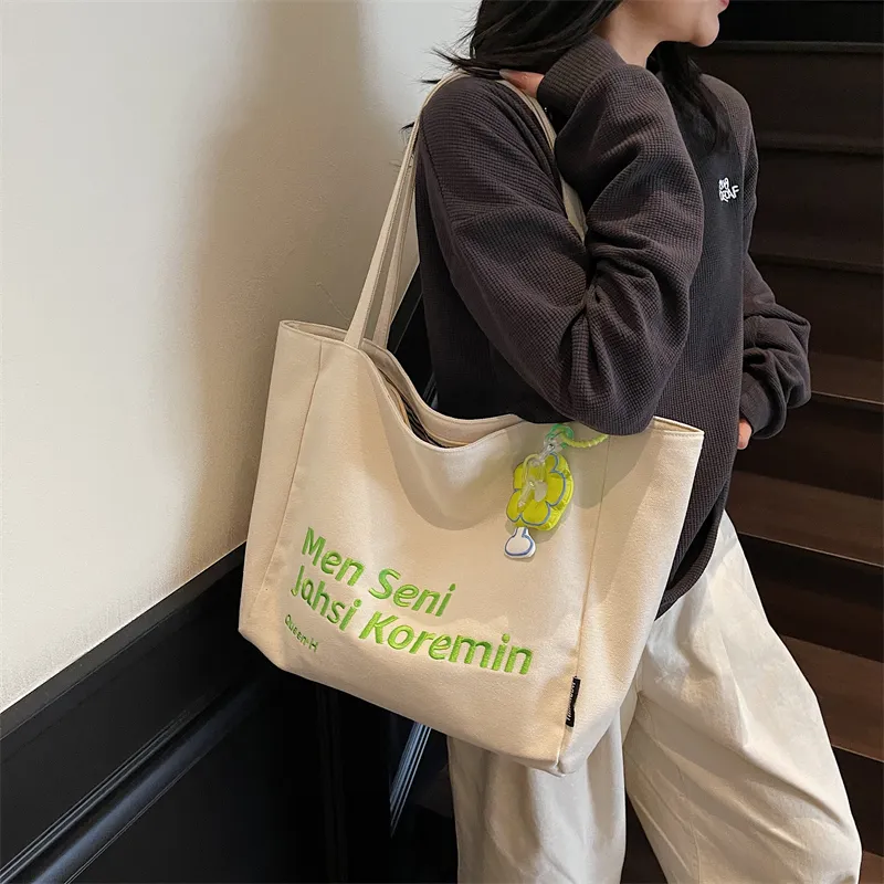 GOBLIN SHARKS 1759 Canvas Bag, Tote Bag, Shoulder Bag Unisex Multicolor-4