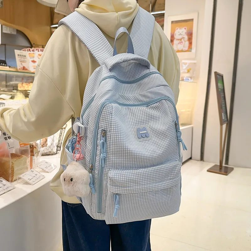 GOBLIN SHARKS 1759 Nylon Backpack Regular Unisex Black/Blue/Purple/Pink-8