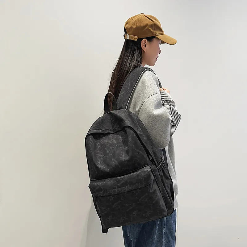 GOBLIN SHARKS 1759 Nylon Backpack Large Size Unisex White/Black/Green/Red-8
