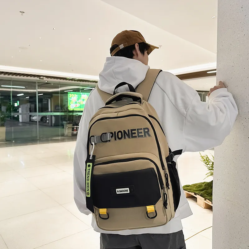 GOBLIN SHARKS 1759 Nylon Backpack Regular Unisex Black/Green/Khaki/Light Gray/Dark Gray-10