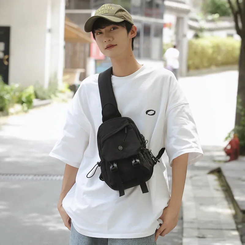 GOBLIN SHARKS 1759 Nylon Backpack Regular Unisex Gray/Black/Khaki/Green-28