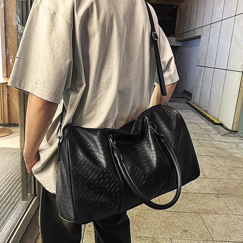 GOBLIN SHARKS 1759 PU Travel Bag Unisex Black-18