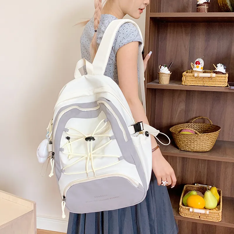 GOBLIN SHARKS 1759 Nylon Fabric Backpack Regular Unisex Multicolor-15
