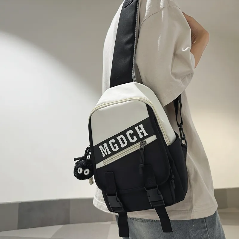 GOBLIN SHARKS 1759 Nylon Sling Bag Unisex Multicolor-2