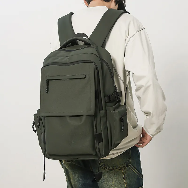 GOBLIN SHARKS 1759 Membrana Dermalis Backpack Regular Unisex Black/Green/Gray-8