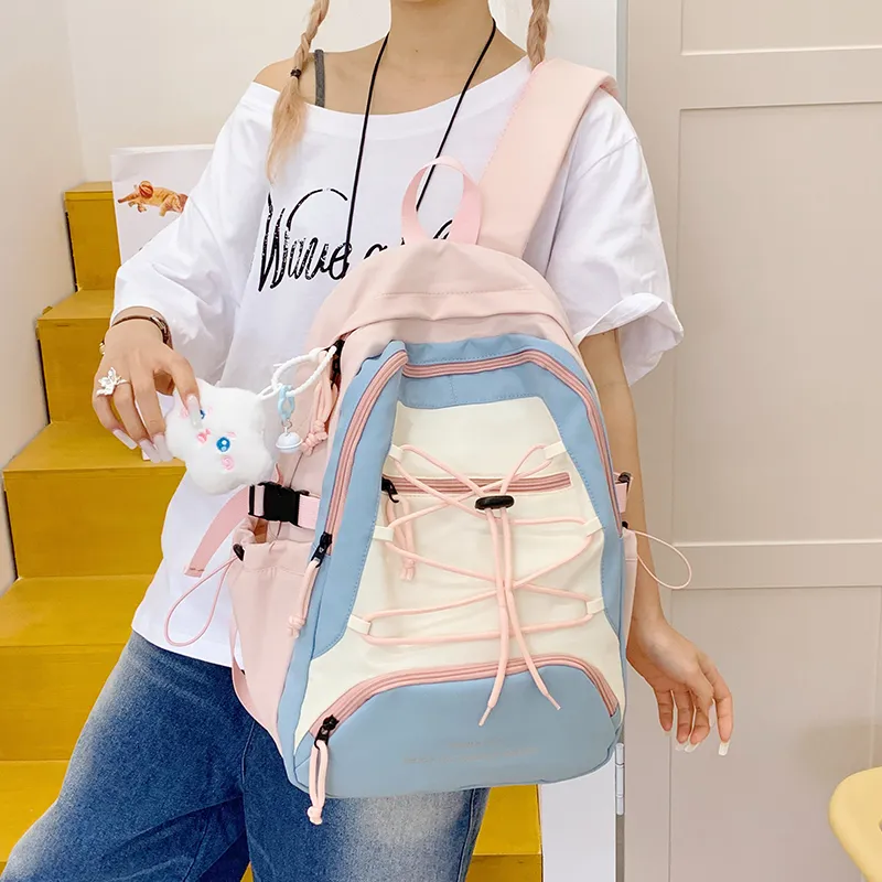 GOBLIN SHARKS 1759 Nylon Fabric Backpack Regular Unisex Multicolor-26