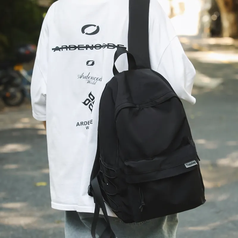 GOBLIN SHARKS 1759 Nylon Backpack Regular Unisex Black/White/Blue/Gray/Khaki/Green-31