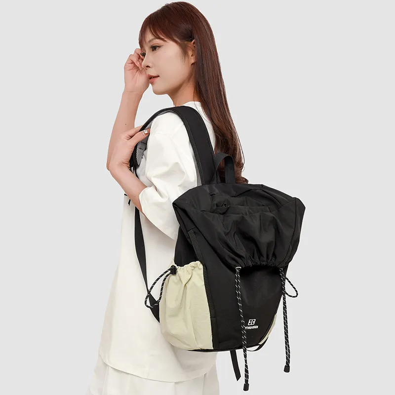 GOBLIN SHARKS 1759 Oxford Backpack Regular Unisex Black/Orange/Gray-1