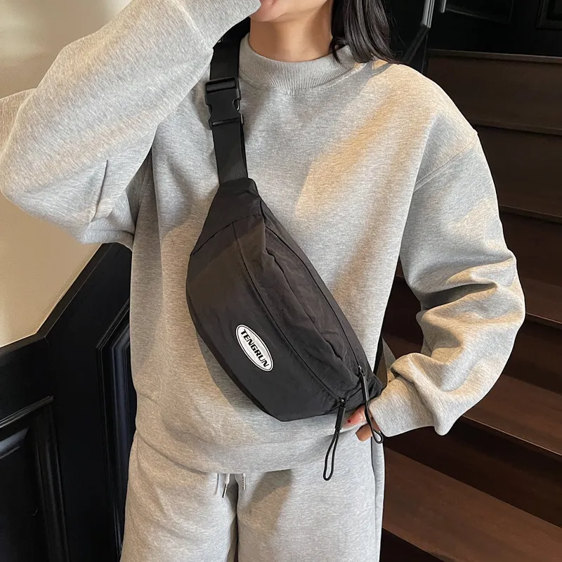 GOBLIN SHARKS 1759 Fabric Backpack Sling Bag Regular Unisex Ecru/Gray/Black/Brown/Red-19