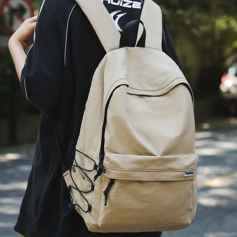 GOBLIN SHARKS 1759 Nylon Backpack Regular Unisex Black/White/Blue/Gray/Khaki/Green-39