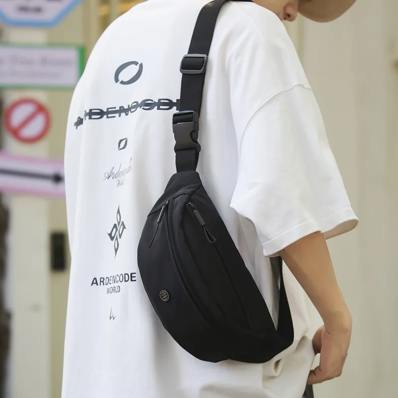 GOBLIN SHARKS 1759 Fabric Backpack Sling Bag Regular Unisex Ecru/Gray/Black/Brown/Red-36