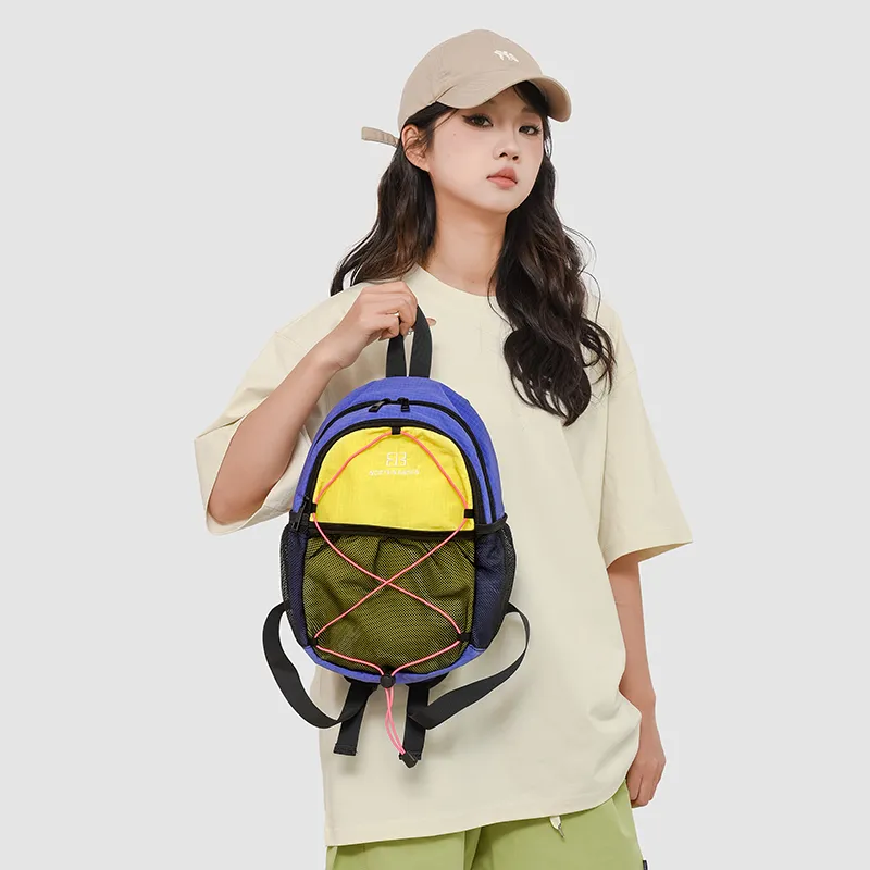 GOBLIN SHARKS 1759 Nylon Backpack Regular Unisex Khaki/Black/Green/Blue-13