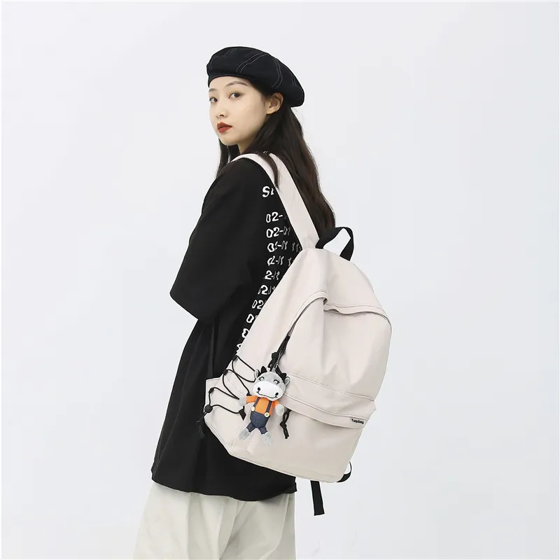 GOBLIN SHARKS 1759 Nylon Backpack Regular Unisex Black/White/Blue/Gray/Khaki/Green-8