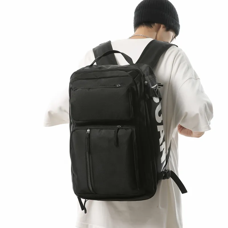 GOBLIN SHARKS 1759 Oxford Patchwork Net Backpack Regular Unisex Multicolor-15