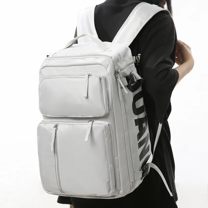 GOBLIN SHARKS 1759 Oxford Patchwork Net Backpack Regular Unisex Multicolor-10