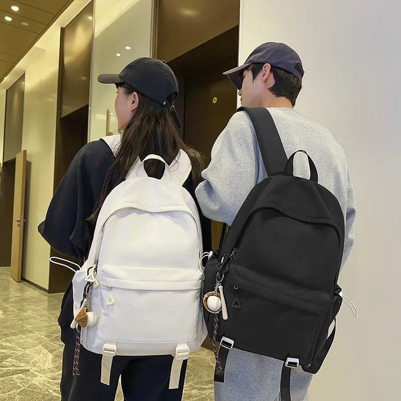 GOBLIN SHARKS 1759 Nylon Backpack Regular Unisex Red/Black/White/Khaki/Gray-13